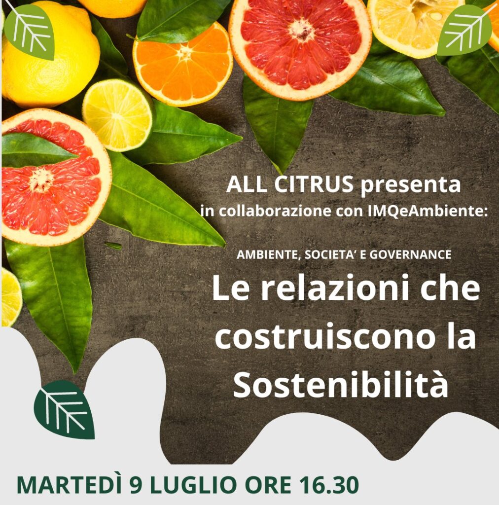 bilancio di sostenibilità All Citrus